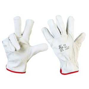 GUANTO FIORE BIANCO FELPATO SUPER