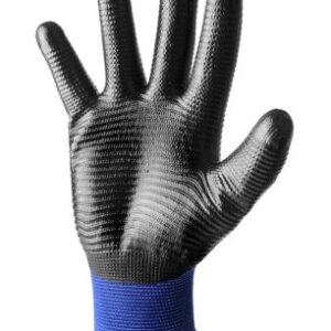 GUANTO POLIEST SPAL/NITRILE RIGATO