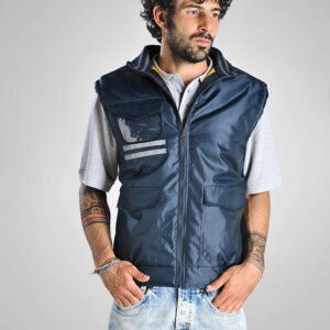 GILET SLOW BLU