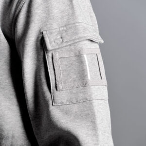 Felpa TANK mezza zip, 280 gr