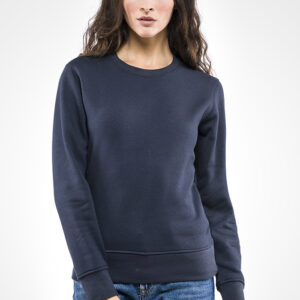 Felpa donna ROUND girocollo, 280 gr