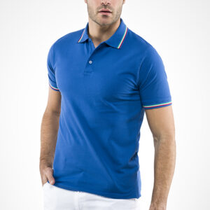 Polo CORTEZ SPORT m/c tricolore