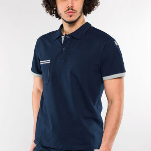 POLO ARIA SJ BLU/GRIGIO